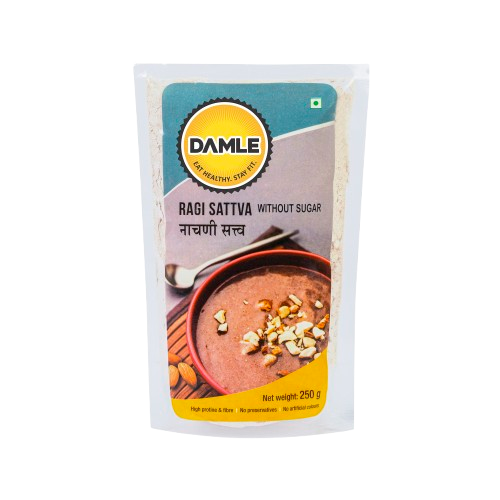 Sprouted Ragi Malt ( Without Sugar ) | Pack of 2 | 250 gm Each