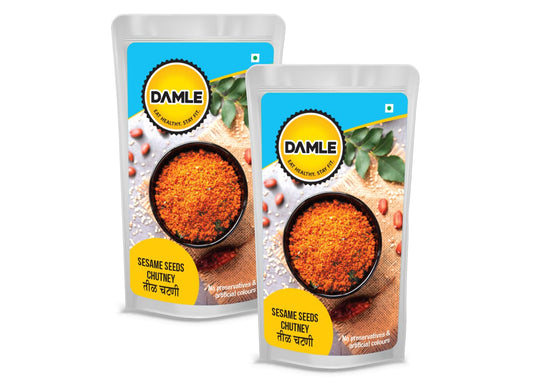 Damle Foods Sesame Seeds Chutney Pack of 2