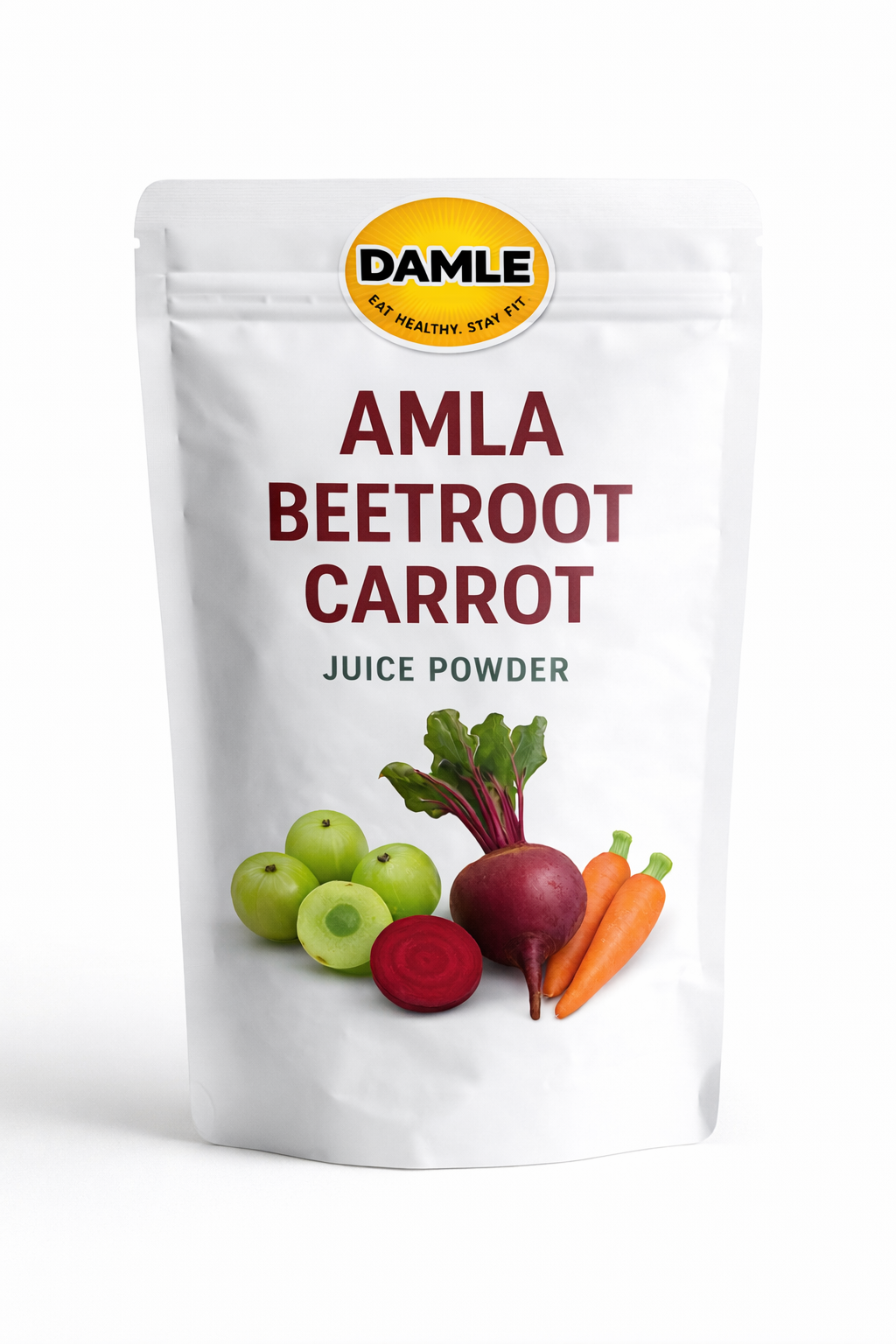 ABC Juice Powder – Amla Beetroot Carrot Drink Mix | No Artificial Colours or Preservatives | High Fibre Natural Juice Powder | 60 g | 10 day pack