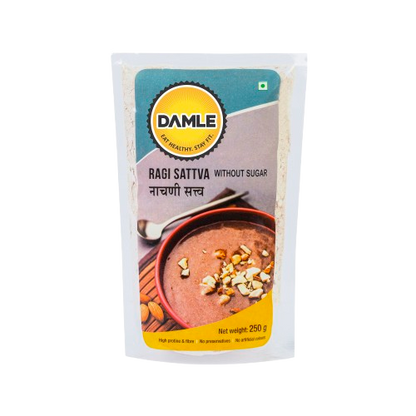 Sprouted Ragi Malt ( Without Sugar ) | Pack of 2 | 250 gm Each
