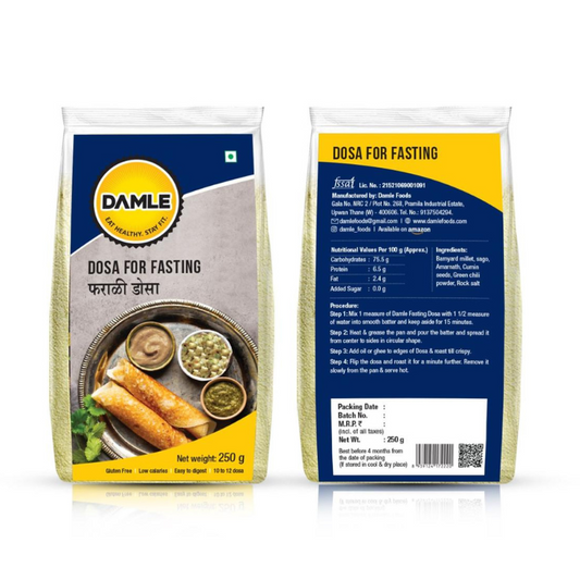 Upwas Dosa Mix | Pack of 2 | 250 gm Each